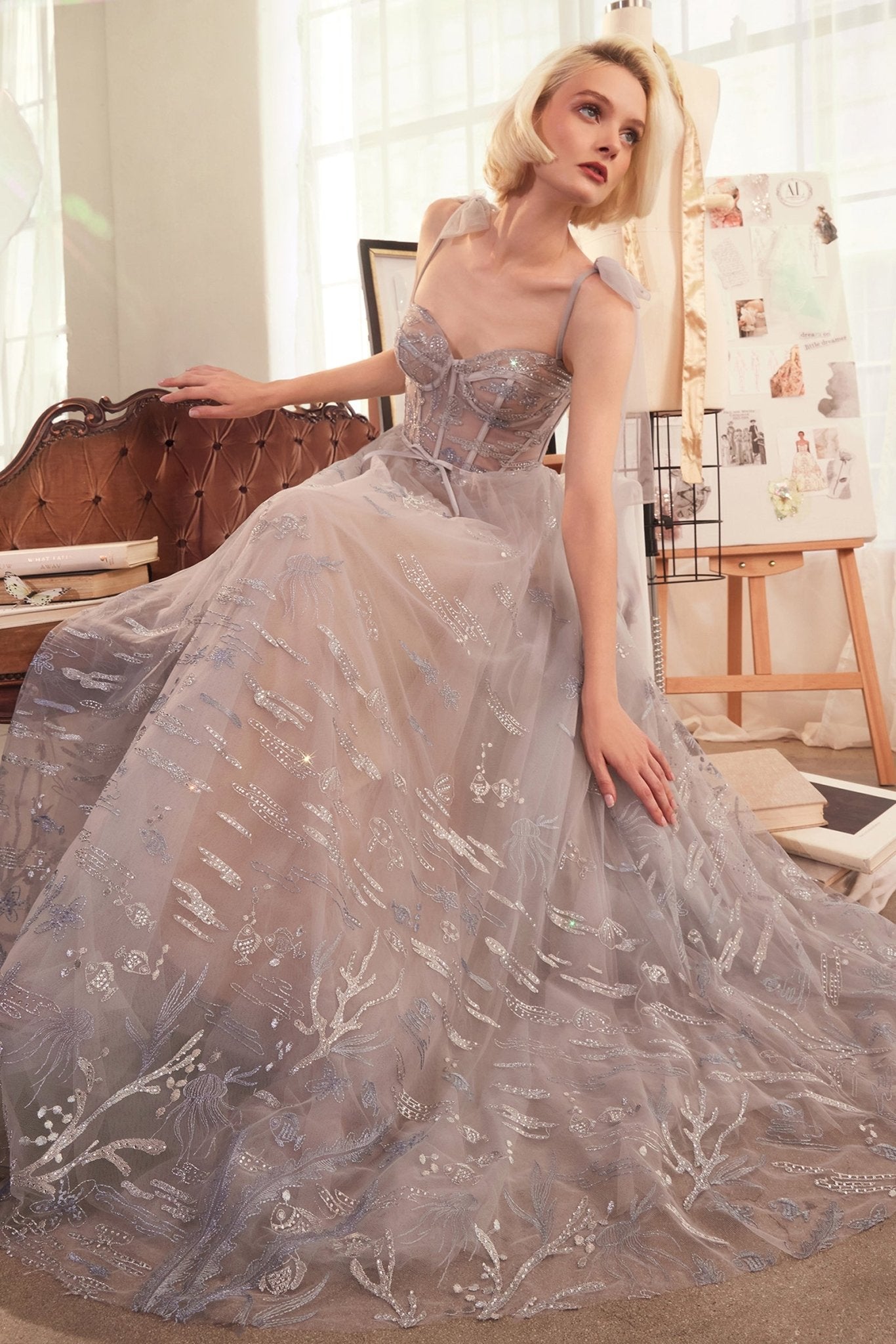 A1348 Beverly Gown