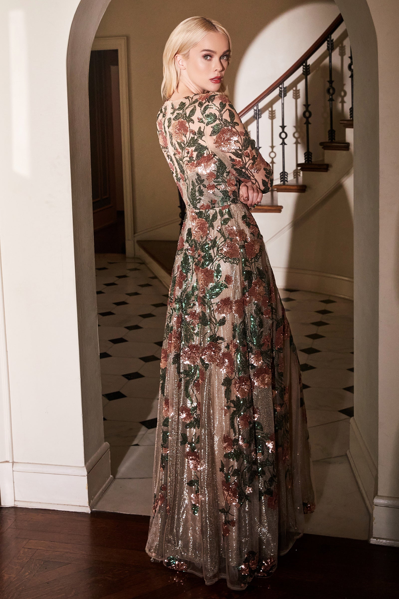 Off The Shoulder A-Line Formal Evening Gown by Andrea & Leo Couture - A1285 - Special Occasion