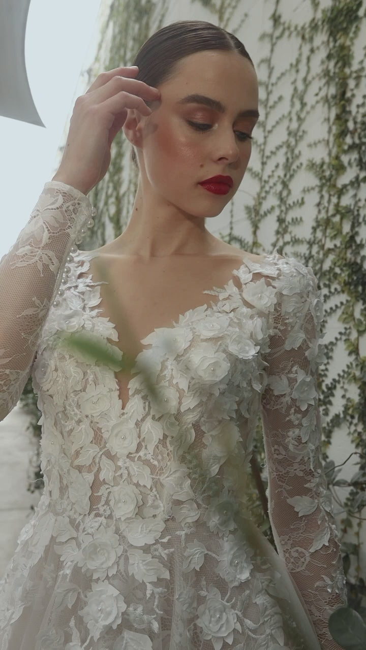 Yvaine Wedding Gown | Stunning Custom Bridal Gown | Andrea & Leo